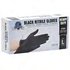 Empress Heavy Nitrile General Purpose Glove Small, Black 5 mil Powder Free 10 / 100 cs
