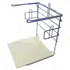 IBS T-shirt Bag Dispenser Rack 1/6 Barrel, Chrome Steel 2 / cs