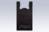 IBS 11.5" x 6" x 22" HDPE T-Shirt Bag 14 Mic Black Film 1000 / cs