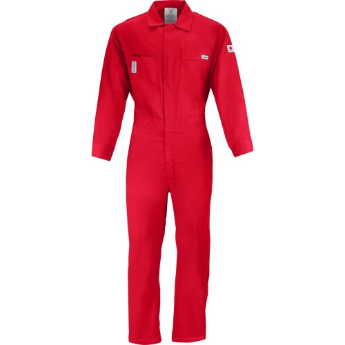 RED COVERALL UL 7OZ SZ36