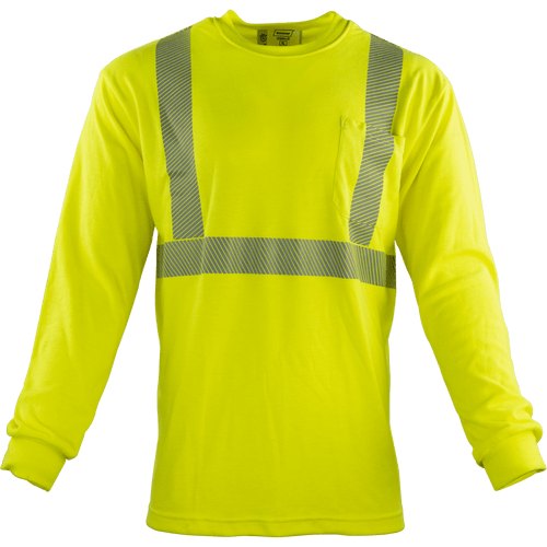 SHIRT, LIME, FR, LONG SLEEVE