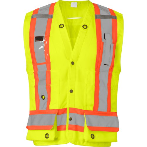 LIME VEST WITH D-RING OPENING