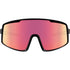MALIBU SAFETY GLASS BLACK FRAME RED MIRROR LENS