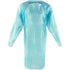 PE ISOLATION GOWN OPEN BACK BLUE LVL 3
