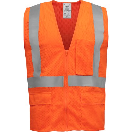 SAFETY VEST ORANGE LG