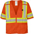 VEST ORANGE FR RADIO CLIP CLASS 3 ANSI LG