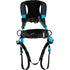 HARNESS 6 ADJUSTMENTS BACK SUPPORT BELT QUICK RELEASE D-RING FRONT CHEST LG-XL
