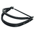 VISOR BRACKET ALUMINUM BLACK FOR STNDR HATS