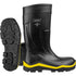 BLACK PU BOOT PU SOLE COMPOSITE TOE CAP SZ10