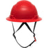 FULL BRIM TYPE 2 HELMET NON-VENTED RED