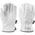 GOAT GRAIN LEATHER, DRIVER GLOVE, CUT A7, THINSULATE LINING, WHITE