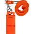 ORANGE RESCUE WHISTLE WITH RING AND CLIP