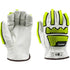 WHITE,COW GRAIN LEATHER,DRIVE GLOVE,CUT A7,TPR