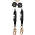 SRL, 6', STEEL SNAP HOOK, DUAL