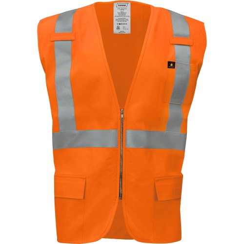 ORANGE FR SAFETY VEST 4XL