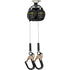 DUAL SRL, 8 FT GALVANIZED STEEL CABLES, NON SWIVEL ALUMINUM REBAR HOOKS