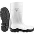 WHITE PU BOOT PU SOLE COMPOSITE TOE CAP SZ8