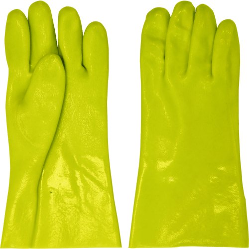 GLOVE, 12 INCH PVC, LIME, XL