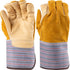 LEATHER WORK GLOVE , COW GRAIN, 4.5" GAUNTLET CUFF
