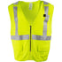 VEST LIME FR RADIO CLIP CLASS 2 ANSI MD