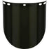 VISOR, PREFORMED, 15.5", DARK GREEN