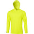 MENS LIME LONG SLEEVE HOODED 2XL