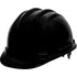 BLACK HARD HAT 4/6 PT