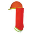 HARD HAT COVER, ORANGE, LIME/SILVER TAPE