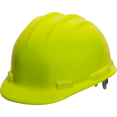 LIME GREEN HARD HAT- RATCHET