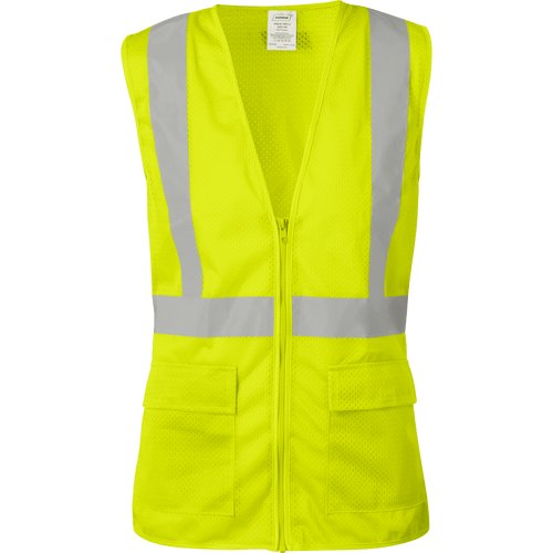 WOMENS LIME SAFETY VEST 3XL