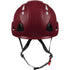 SIDE IMPACT HELMET MAROON ANSI TYPE 2 VENTED