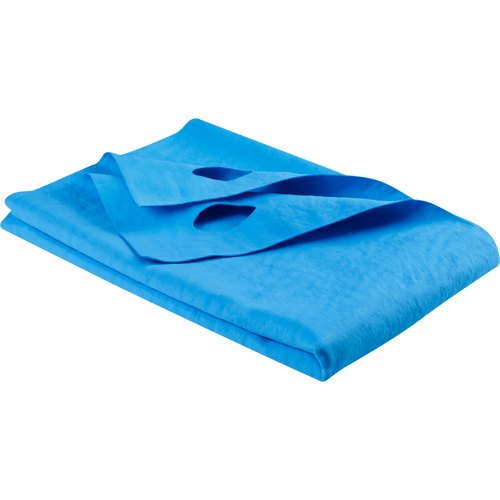 COOLING TOWEL, BLUE, 100% PVA, 2 THUMB HOLES