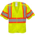 VEST LIME BREAK AWAY RADIO CLIP CLASS 3 ANSI XL
