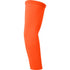 SHORT COMPRESSION SLEEVE, ORANGE, GEL ELASTIC UPPER END