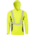 MENS, LIME, LONG SLEEVE, HOODED, TAPE, INSERTS