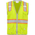 SAFETY VEST LIME CLASS 2 ANSI RADIO CLIP ID HOLDER 4XL