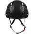 SIDE IMPACT HELMET, BLACK, ANSI TYPE 2, VENTED