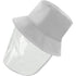 WHITE BUCKET HAT