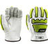 WHITE, COW GRAIN, DRIVER GLOVE,A6 CUT LINER,TPR IMPACT PROTECTION