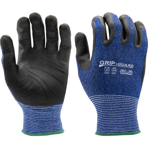 GLOVE, BLUE CUT GLOVE, TPR PALM, ANSI CUT A4