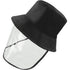BLACK BUCKET HAT