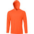 MENS ORANGE LONG SLEEVE HOODED 7XL