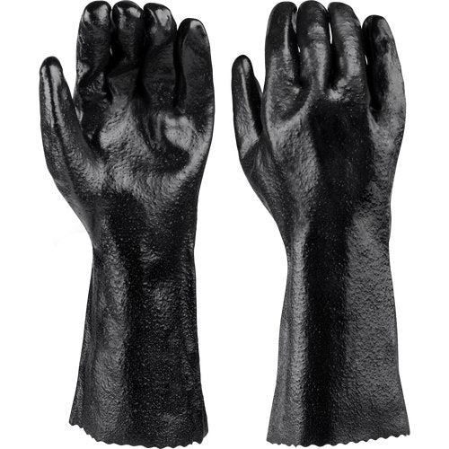 GLOVE 14 INCH PVC BLACK XL
