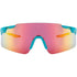 SOLANA SAFETY GLASSES TURQUOISE FRAME RED MIRROR LENS