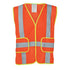 CHEVRON-MESH VEST, ORANGE, CLASS 2 ANSI