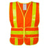 CHEVRON-MESH VEST, ORANGE, CLASS 2 ANSI