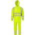 JACKET WITH DET HOOD BIB LIME GREEN LG