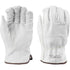 WHITE GOAT GRAIN DRIVER GLOVE A8 CUT LINER KEYSTONE THUMB SM