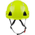 SIDE IMPACT HELMET LIME ANSI TYPE 2 VENTED