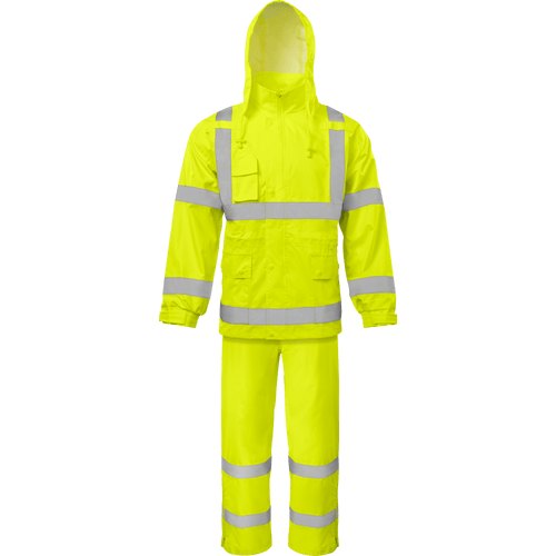 JACKET WITH HOOD WAIST PANT LIME MD